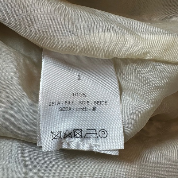 Forte Forte Le Sete Ritrovate 100% silk skirt women’s size small made in Italy - Picture 9 of 11